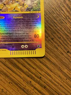 2002 Alakazam 33/165 Holo Rare Pokemon Expedition Vintage - Image 5