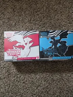Pokemon TCG Black Bolt and White Flare ETB - FACTORY SEALED BRAND NEW - Image 1