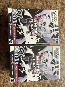 Pokemon 2 Sealed Boxes Of White Flare Booster Bundles And 9 Trainer Box Packs - Image 2