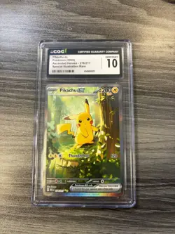 Pokemon Pikachu ex 276/217 Ascended Heroes CGC 10 Gem Mint!! - Image 1