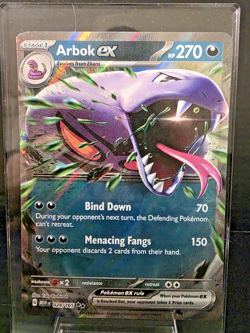 Pokemon TCG Arbok EX 24/165 Scarlet & Violet 151 NM - Image 1