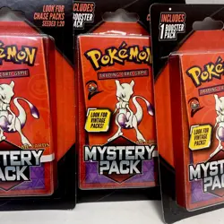 Lot Of 3 NEW SEALED 2025 Pokemon Mystery Pack Mewtwo Possible Vintage Chase Pack - Image 4