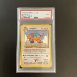 1999 Pokemon Dragonite #5 Movie Promo PSA 4 - Image 1