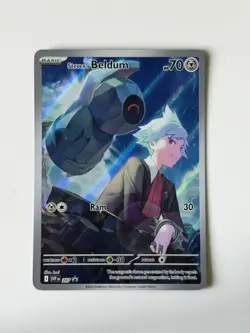 Steven's Beldum SVP 207 Battle Deck Black Star Promo Pokemon Card TCG - Image 1