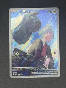 Steven's Beldum SVP 207 Battle Deck Black Star Promo Pokemon Card TCG - Image 1