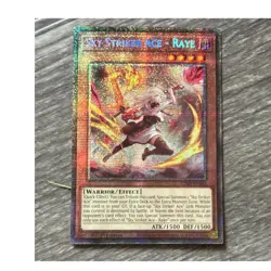 Yu-Gi-Oh! Sky Striker Ace Raye Effect Card 1st Edition Foil P26D-ENS01 - Image 1