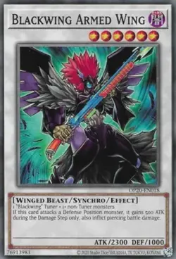 Blackwing Armed Wing - OP20-EN018 - Common - Unlimited Edition - Lightly Played - Image 1