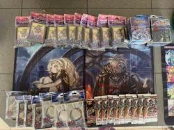 Modern Sealed Yugioh Lot W/ Packs, Decks Boxes ,sleeves, And Playmat - Image 1