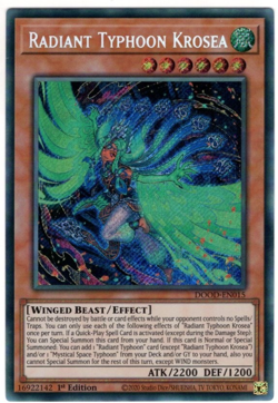 Yugioh Radiant Typhoon Krosea - Doom of Dimensions Holo English NM - Image 1