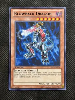 YuGiOh! - Blowback Dragon BP01-EN008 Rare 1st Edition LP Battle Pack: Epic Dawn - Image 1