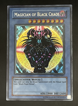 Magician of Black Chaos – PP01-EN001 – Unlimited – Secret Rare – Yu-Gi-Oh! LP - Image 1