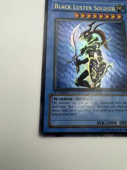Black Luster Soldier SYE-024 Ultra Rare 1st Edition Yugioh 989 MP - Image 5
