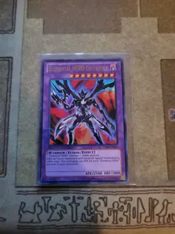 YUGIOH ELEMENTAL HERO ESCURIDAO YG09-EN001 ULTRA LIMITED ED NM PROMO - Image 1