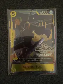 (Regionals Finalist Card Set 26-27) One Piece Cards Foil 4 Cards Sealed - Image 1