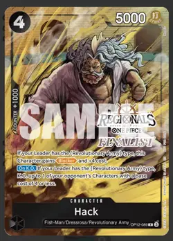 (Regionals Finalist Card Set 26-27) One Piece Cards Foil 4 Cards Sealed - Image 5