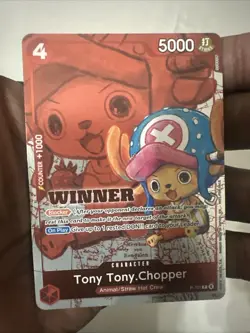 One Piece TCG Tony Tony Chopper P-101 Foil – Winner Promo – NM - Image 1