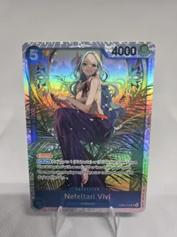 Nefeltari Vivi EB03-024 Heroines Edition Super Rare Holo Blocker One Piece CCG - Image 1