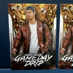 Topps MLB 2025 Gameday Drip GD-2 Shohei Ohtani Dodgers 2 Card Lot - Image 2