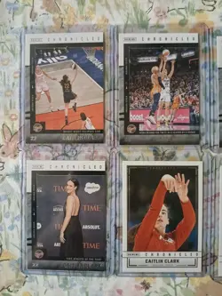 2025 Panini WNBA Caitlin Clark Chronicled Card Lot ×6 - Image 2