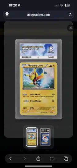 Pokemon TCG Pikachu Libre 30/30 Holo 2016 XY Trainer Kit Half Deck Ace 8 - Image 1