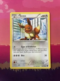 Pokemon Card Eevee Plasma Freeze Common 90/116 Near Mint - Image 1