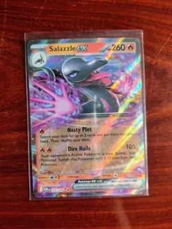 Pokemon TCG Mega Evolution Perfect Order Salazzle Ex 016/088 Mint Condition - Image 1