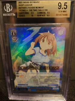 Moment Between the Two, Sally PR BGS 9.5 -Bofuri Eng Weiss Schwarz Tournament - Image 1