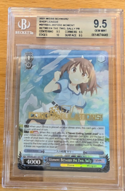 Moment Between the Two, Sally PR BGS 9.5 -Bofuri Eng Weiss Schwarz Tournament - Image 2