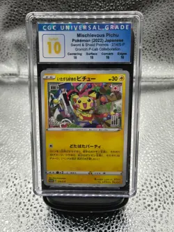 Mischievous Pichu - 214/S-P : Sword & Shield Promos CGC Perfect 10 - Image 1