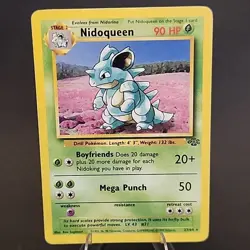 Pokemon TCG Card - Jungle Set Nidoqueen 23/64 - Rare -WOTC - LP - Image 1