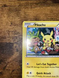 Pokemon Pikachu TCG XY Black Star Promos Holo Card XY95 HP! GREAT PRICE! - Image 5