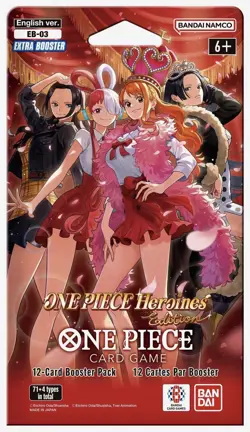 Heroines Edition Extra Booster Pack One Piece Card Game EB-03 English OP TCG - Image 1