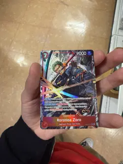 Roronoa Zoro One Piece CCG Egghead Set EB04-007 9000 Power Character Card - Image 1