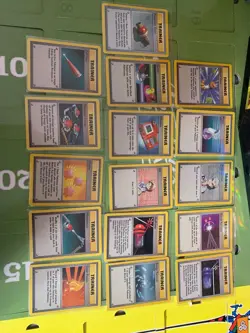16 card Pokemon Trainer Lot Base Set TCG Minty! WOTC - 16x Trainer Cards - Image 1