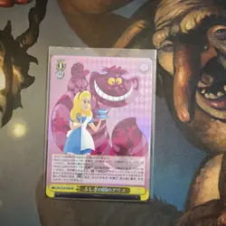 Disney 100 Alice in Wonderland Weiss Schwarz Alice & Cheshire Cat Japanese Card - Image 1