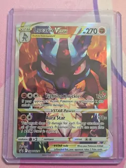 Lucario VSTAR - Holo SWSH: Sword & Shield Promo Cards SWSH291 NM Pokemon TCG - Image 1