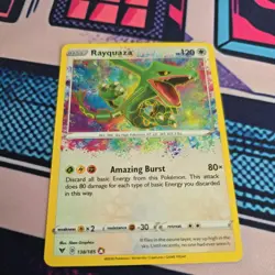 Rayquaza 138/185 Amazing Rare Vivid Voltage 2020 Pokemon Card - Image 4
