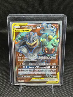 Pokemon TCG Unbroken Bonds Marshadow Machamp GX Card 198/214 - Image 1