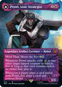 NM - Prowl, Stoic Strategist (Shattered Glass) - 16 - Universes Beyond: Trans... - Image 1