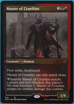 Master of Cruelties (ETCHED) FOIL Double Masters 2022 NM (514768) ABUGames - Image 1