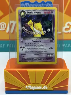 Dark Hypno #9 Holo Rare WoTC Pokemon TCG 2000 Team Rocket DMG - Image 1