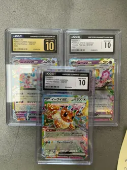 Lto of (3) Pokemon CGC 10 w/ Pristine & Eevee - Image 1