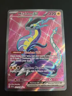 Miraidon ex 227/198 Full Art - Pokemon TCG Scarlet & Violet Base Set - NM - Image 1