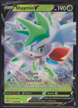 Shaymin V 013/172 Full Art - Strahlende Sterne - DE - NM - Pokemon TCG - Image 1
