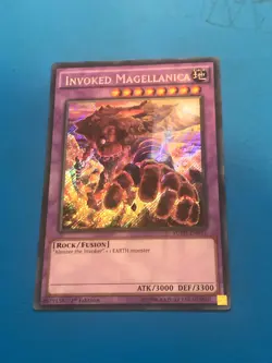 YUGIOH Secret Rare Invoked Magellanica FUEN-EN031 1st Edition - Image 1