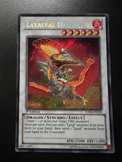Lavalval Dragon HA06-EN048 Secret Rare Mixed Editions Near Mint Yugioh - Image 1