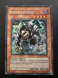 Return Zombie PP01-EN006 Secret Rare Near Mint Yugioh - Image 1