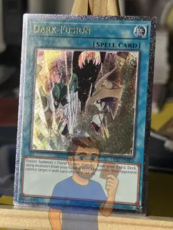 Dark Fusion OP27-EN003 Ultimate Rare EURO Near Mint Yugioh - Image 1