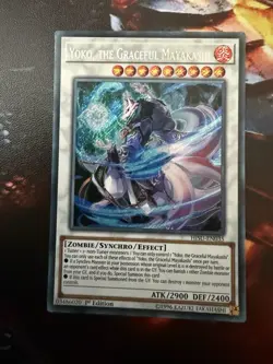 Yoko, the Graceful Mayakashi HISU-EN035 1st Edition Yu-Gi-Oh Secret Rare Card - Image 1