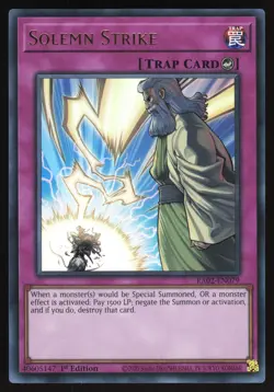 Solemn Strike - RA02-EN079 - Ultra Rare - 1st Edition Yugioh - Image 1